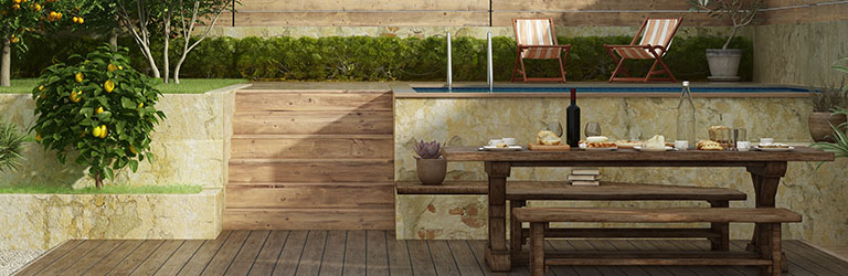 Feature garden design