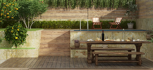 Feature garden design