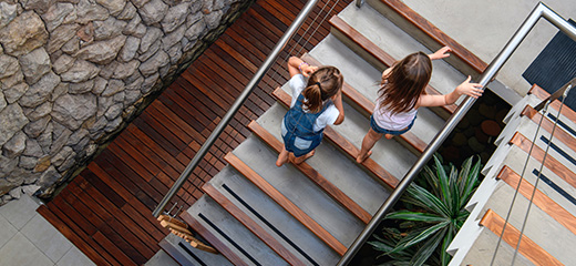 Child safety - kids on stairs - all 14 formats