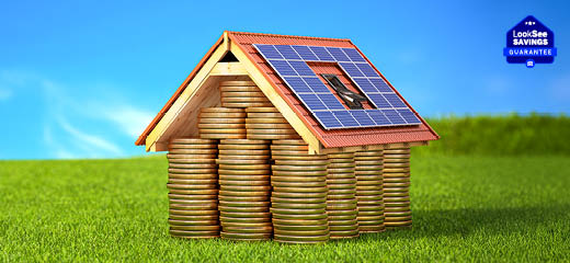 Get your home solar savings guaranteed with LookSee